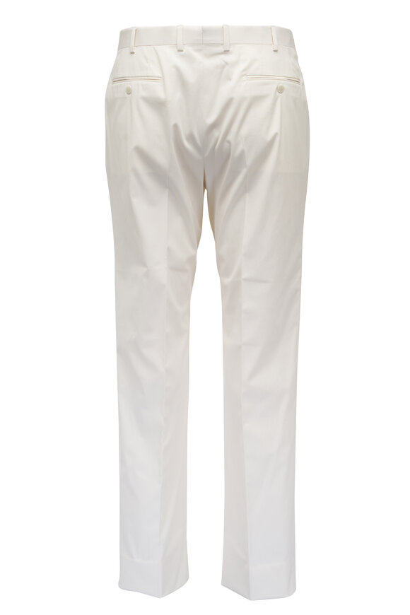 Brioni - Tan Cotton & Silk Pant