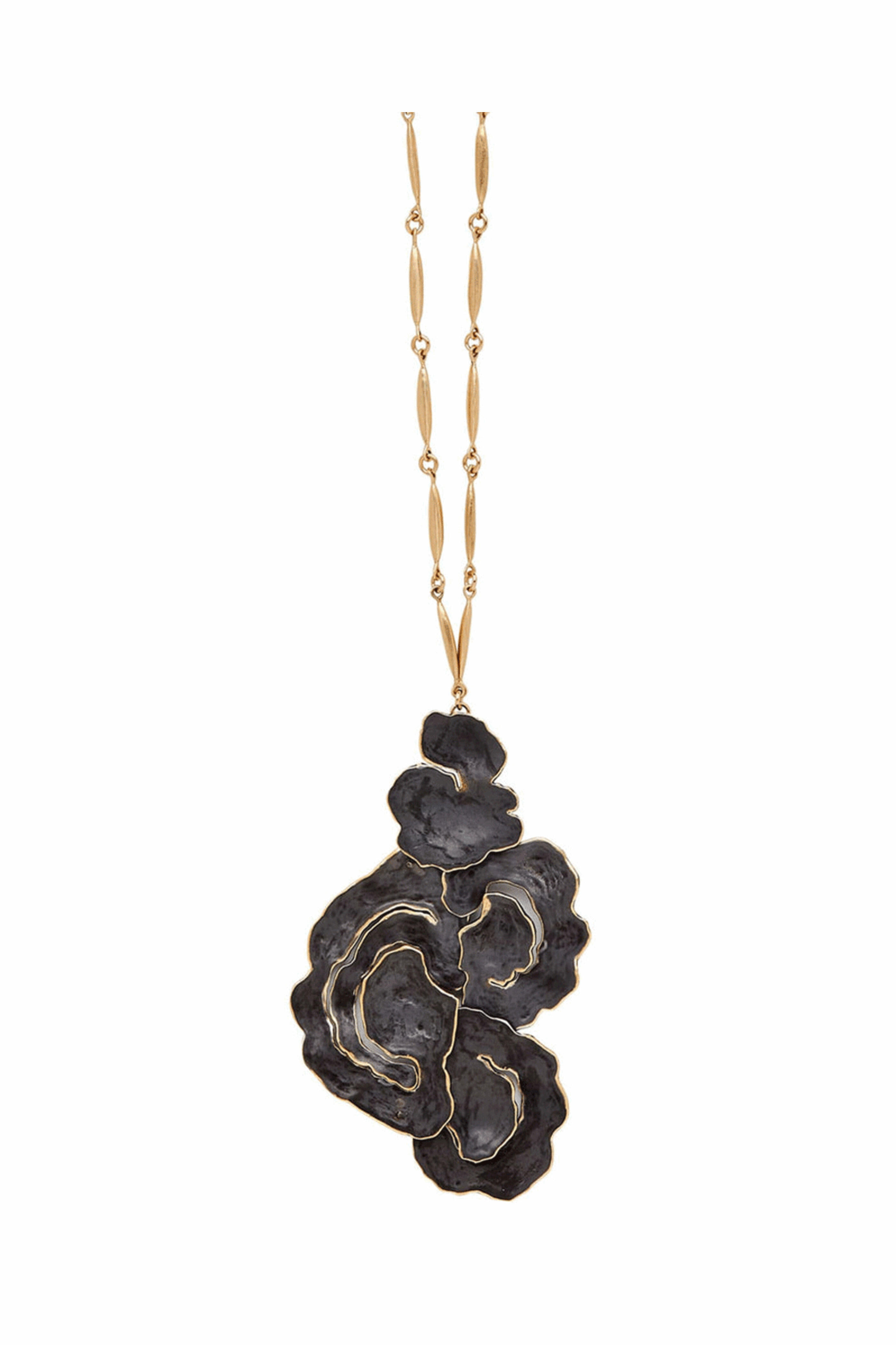 Julie Cohn Design - Black Woodland Pendant Necklace
