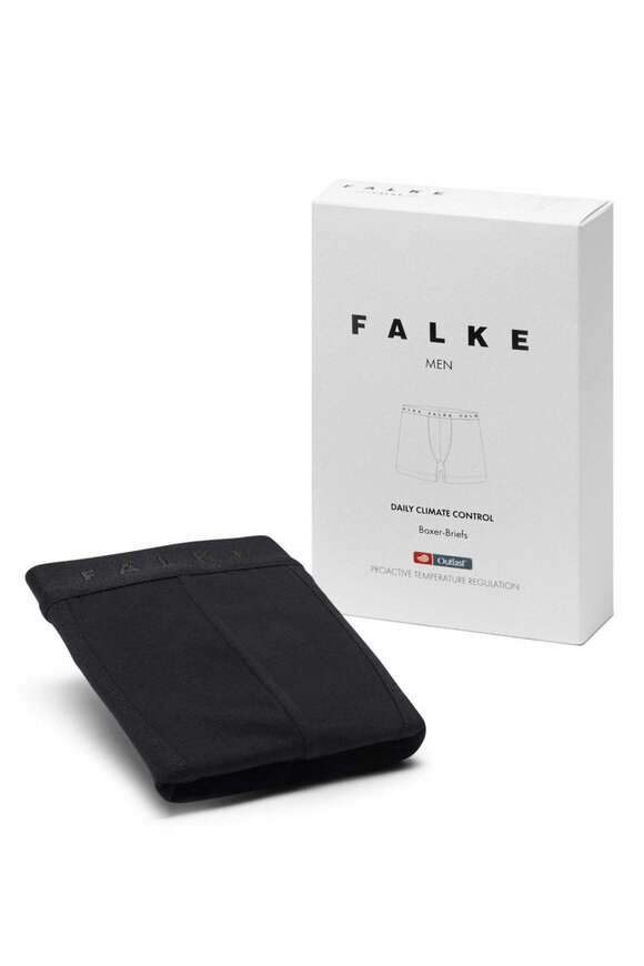 Falke Outlast  Boxer Brief in Black - view 2