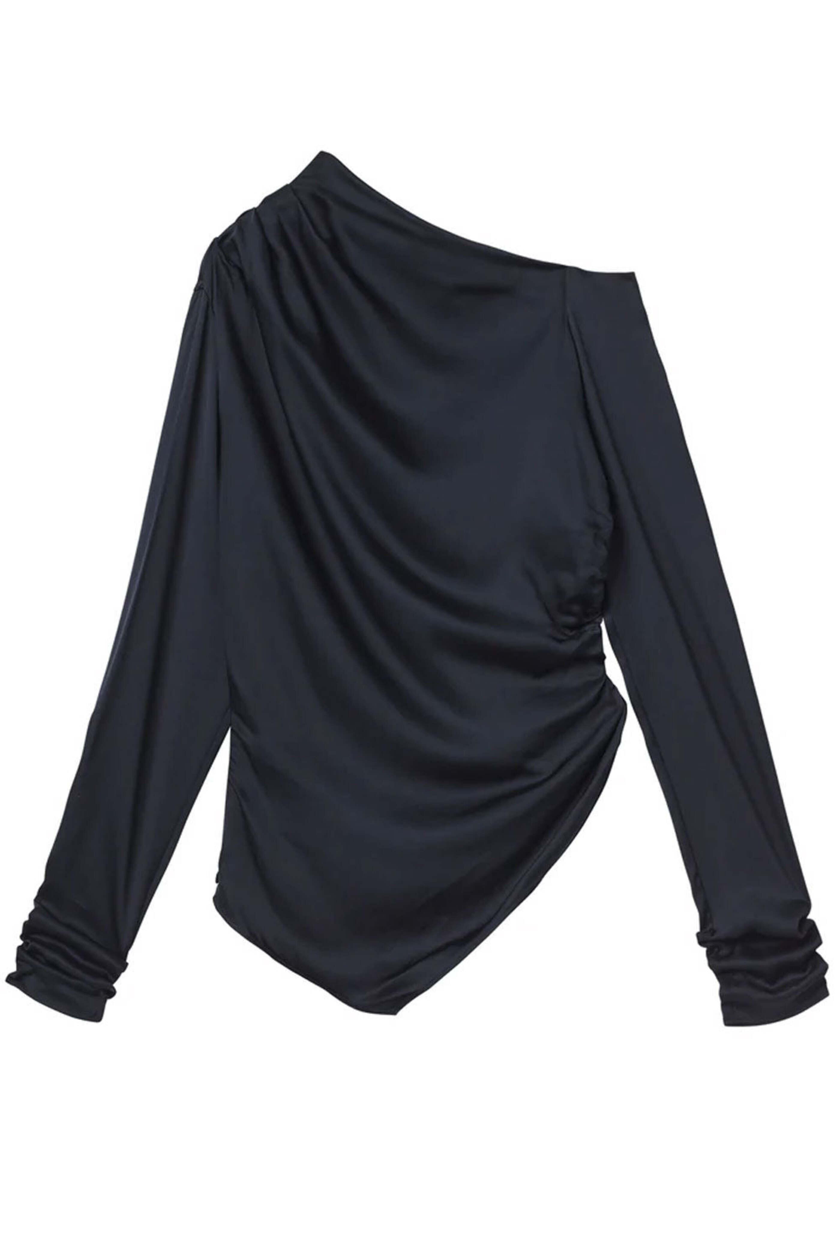 A.L.C. - Dark Sapphire Jamie Asymmetrical Top