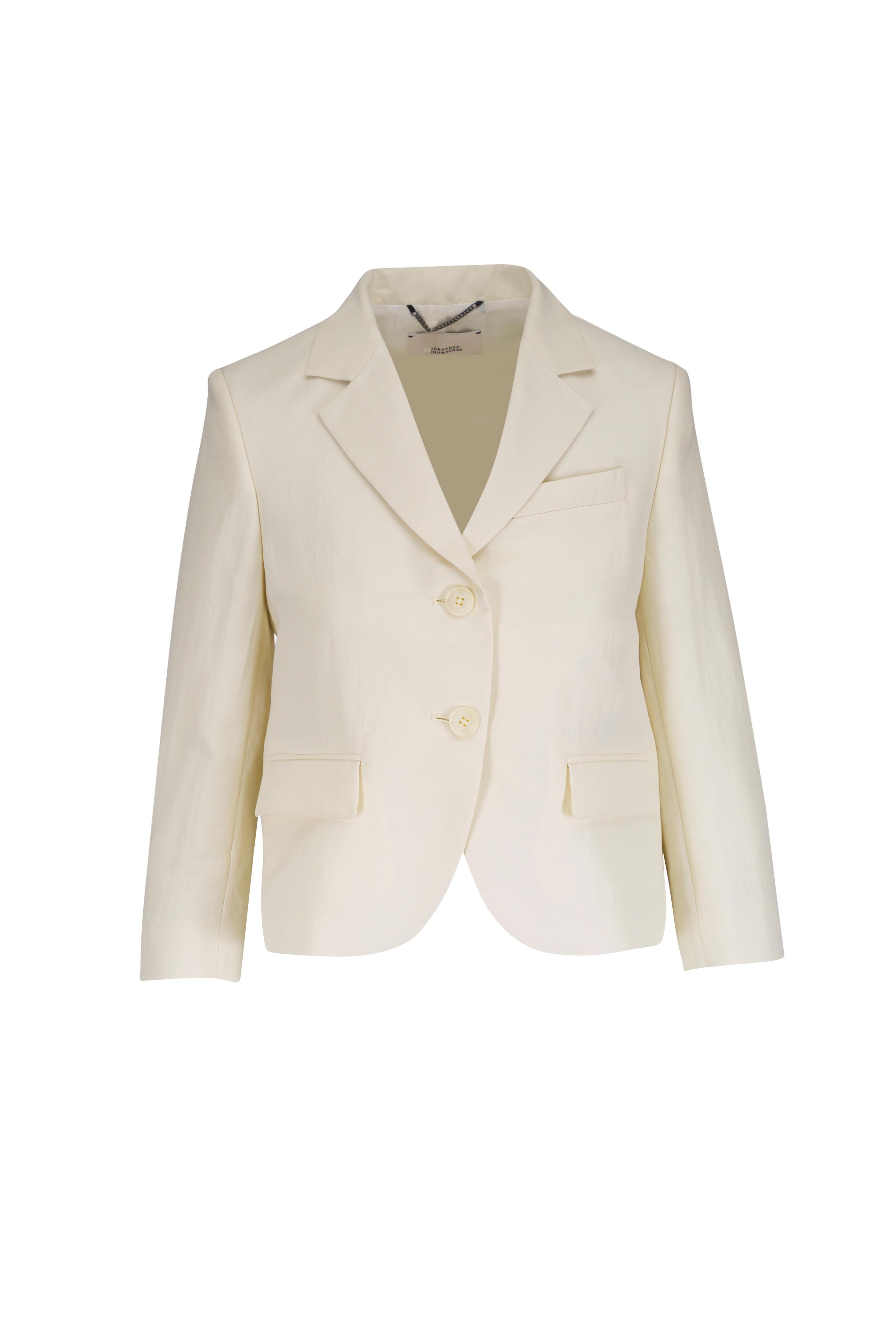 【Dorothee Schumacher】 Summer Cruise croppedブレザー Summer Cruise cropped blazer in blue - Dorothee Schumacher