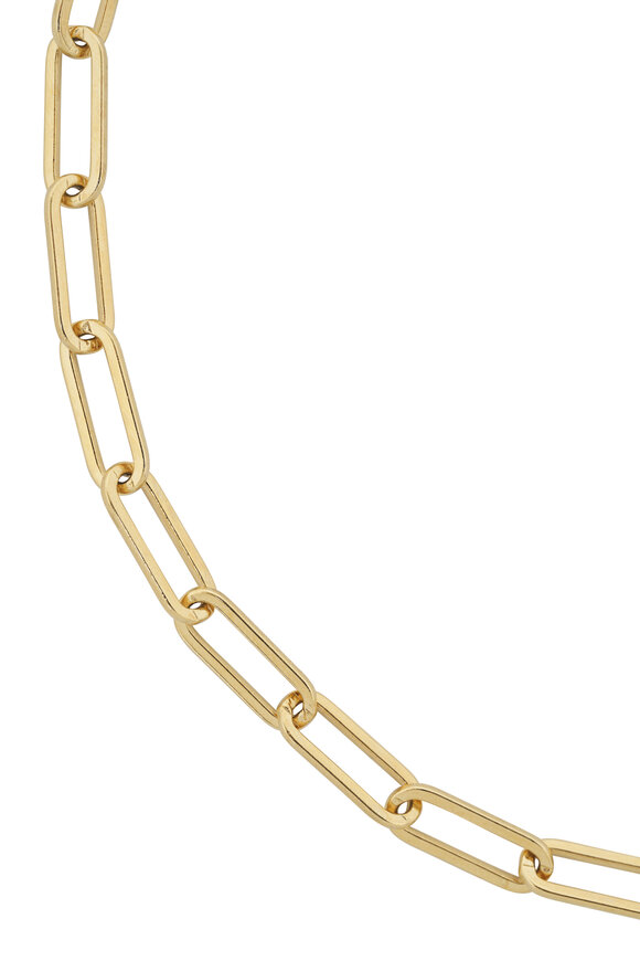 Cristina V. - Medium Paperclip Chain Necklace