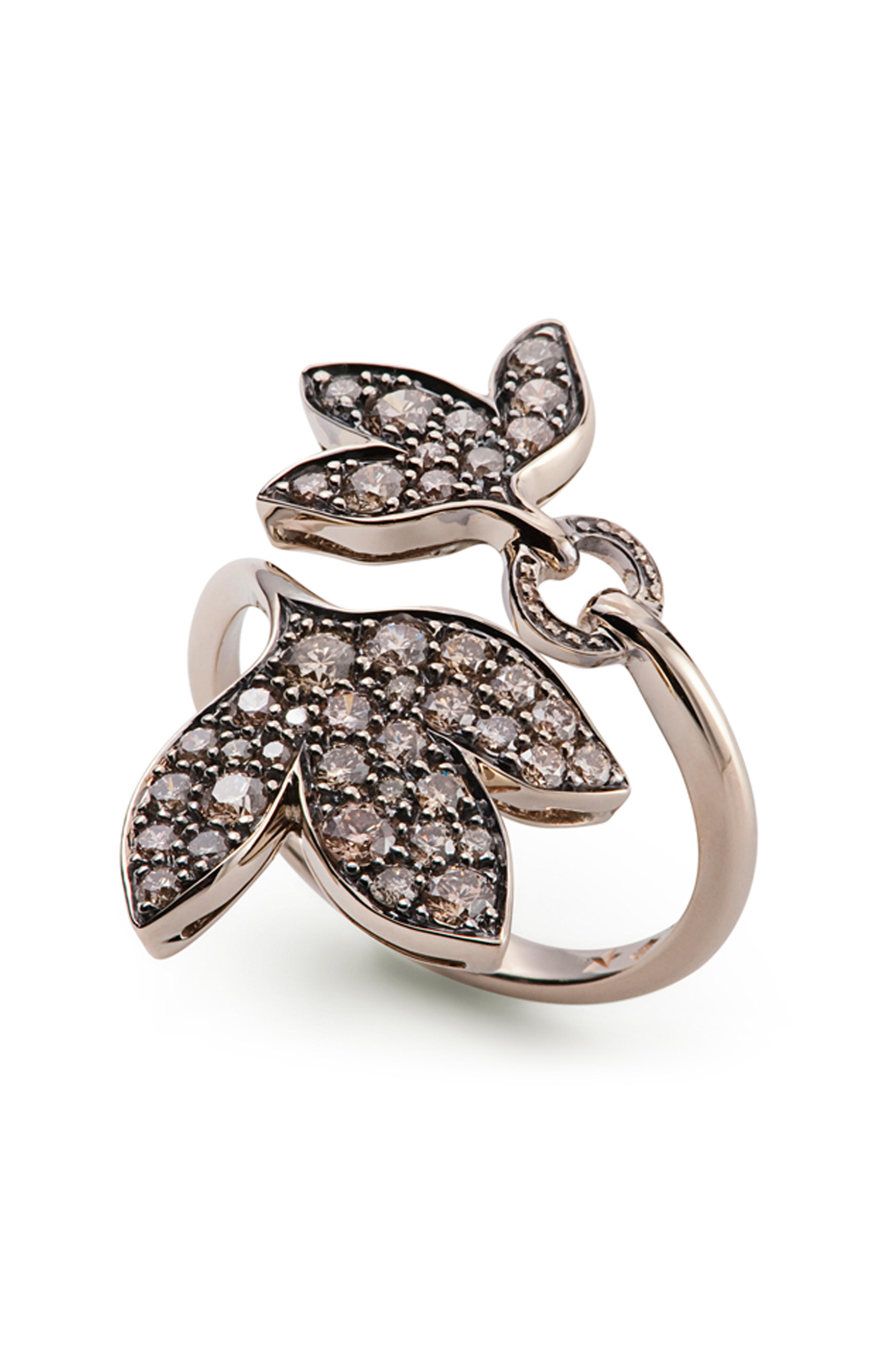 H. Stern - Noble Gold Diamond Hera Leaf Ring