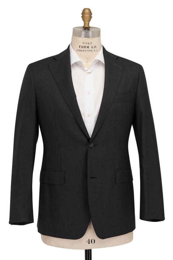 Atelier Munro - Gray Tonal Check Wool Suit 