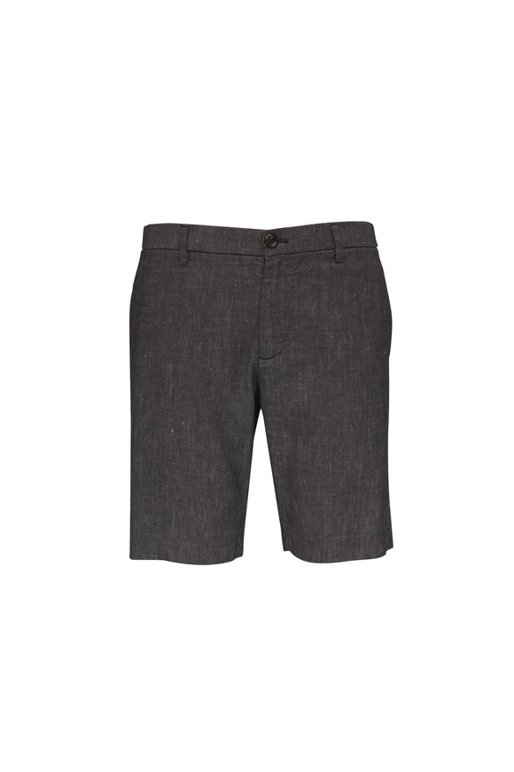 Deke Oasis Black Twill Bermuda Shorts