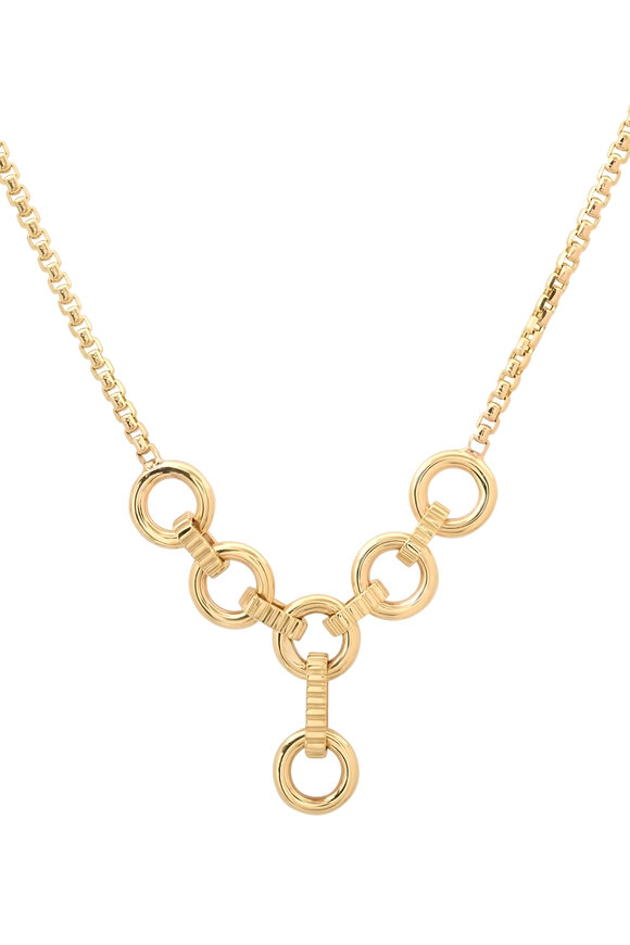 Brunello Cucinelli - Grey Monili Beaded Circle Necklace