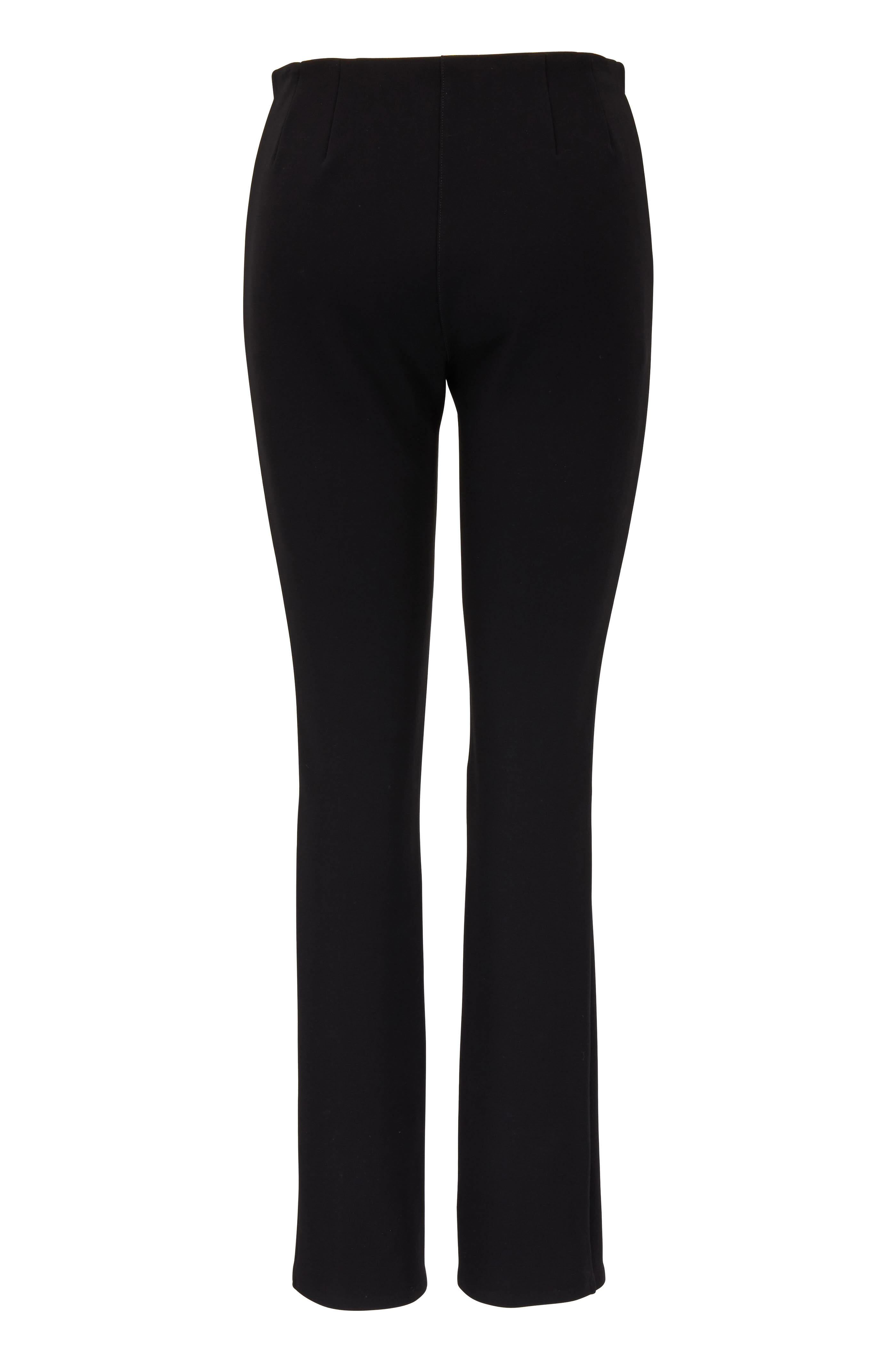 The Row - Nicolai Black Crepe Ankle Pant | Mitchell Stores