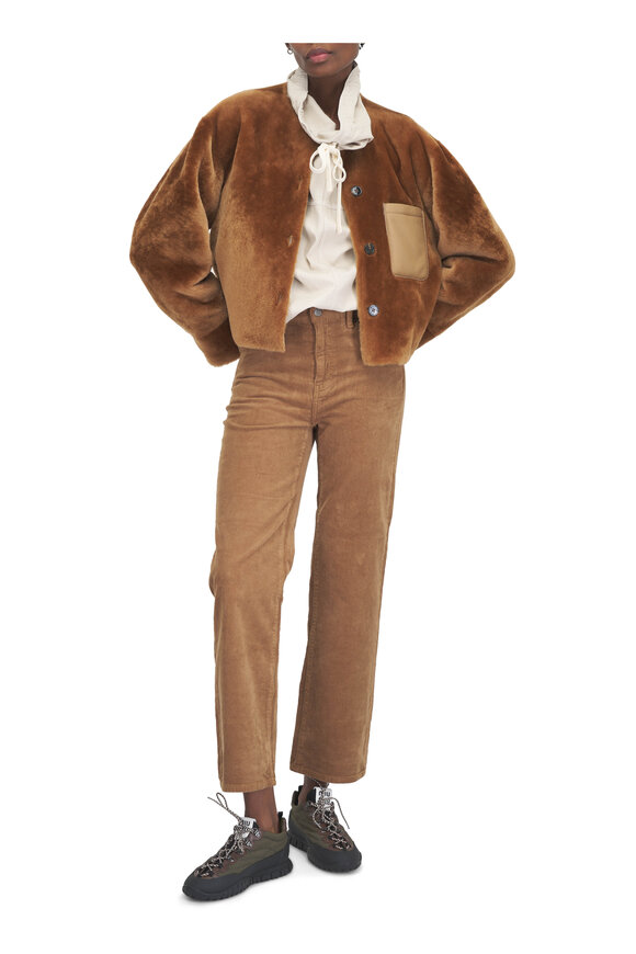 TWP Pull Me Over Bone Sandshell Denim Hoodie - view 5