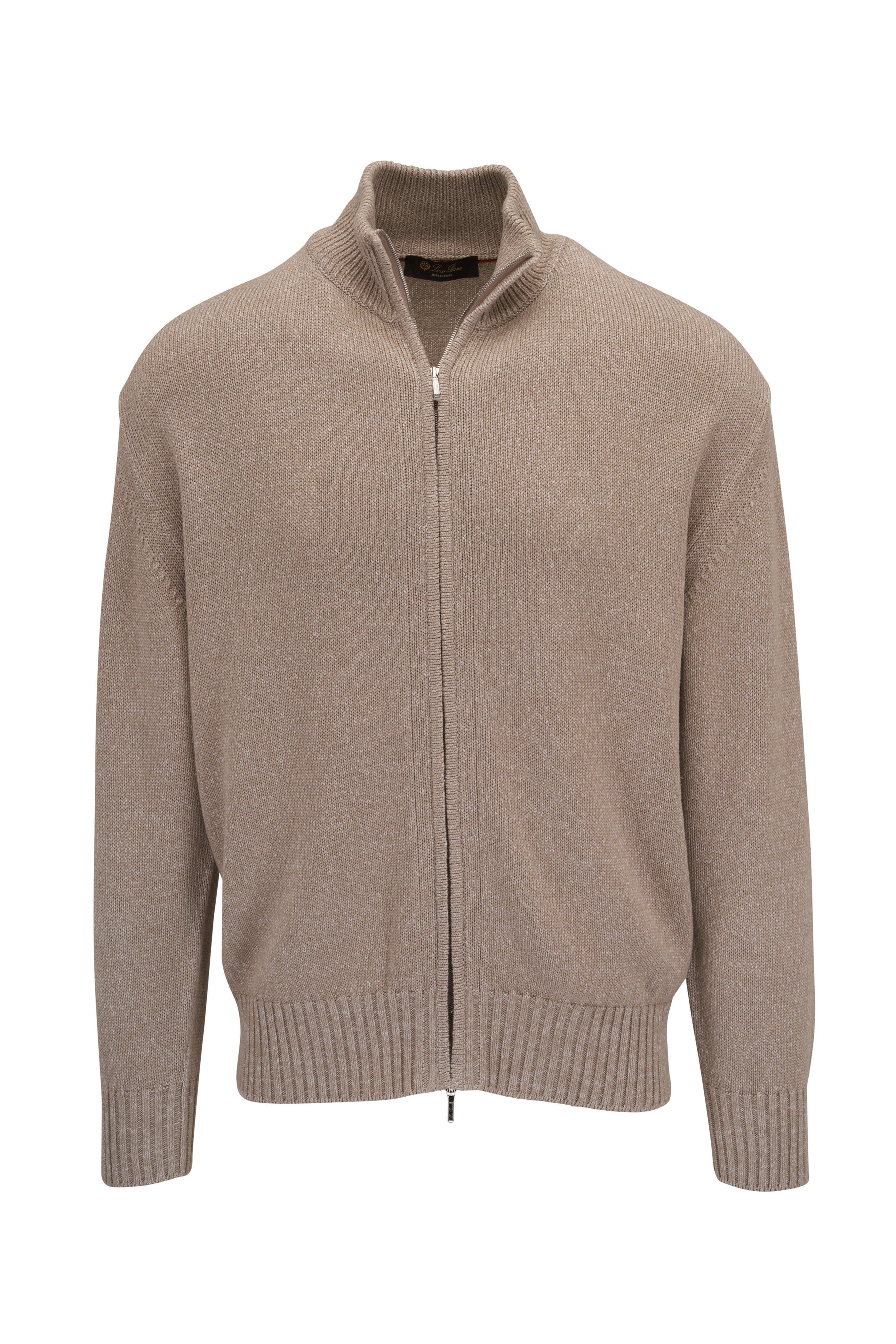 Loro Piana - Axie Beige Bomber Jacket | Mitchell Stores