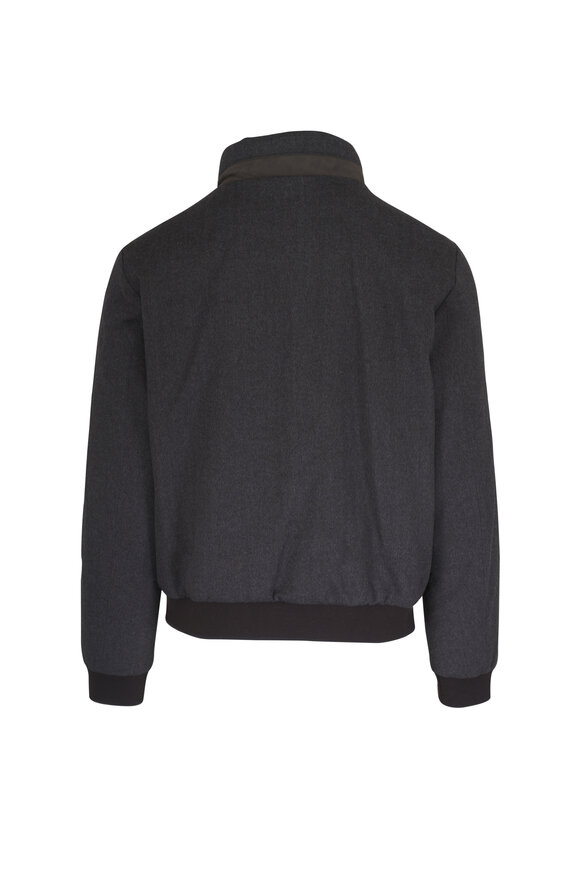 Moorer Charcoal Bomber Jacket - view 6
