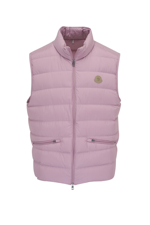 Moncler Matte Pink Down Vest 