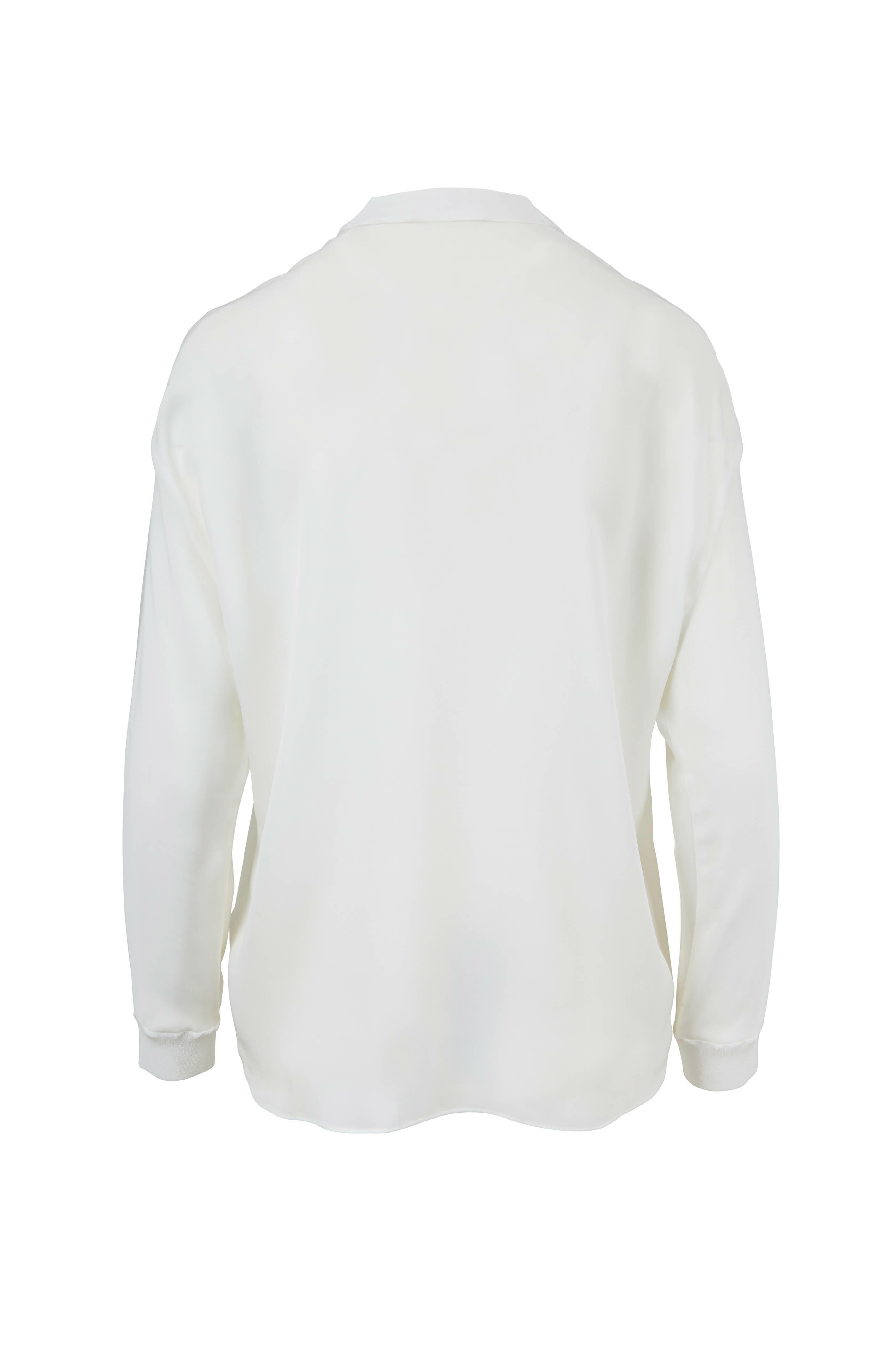 sillage popover shirt nep check ivory 70％OFF - arqinpa.com.br