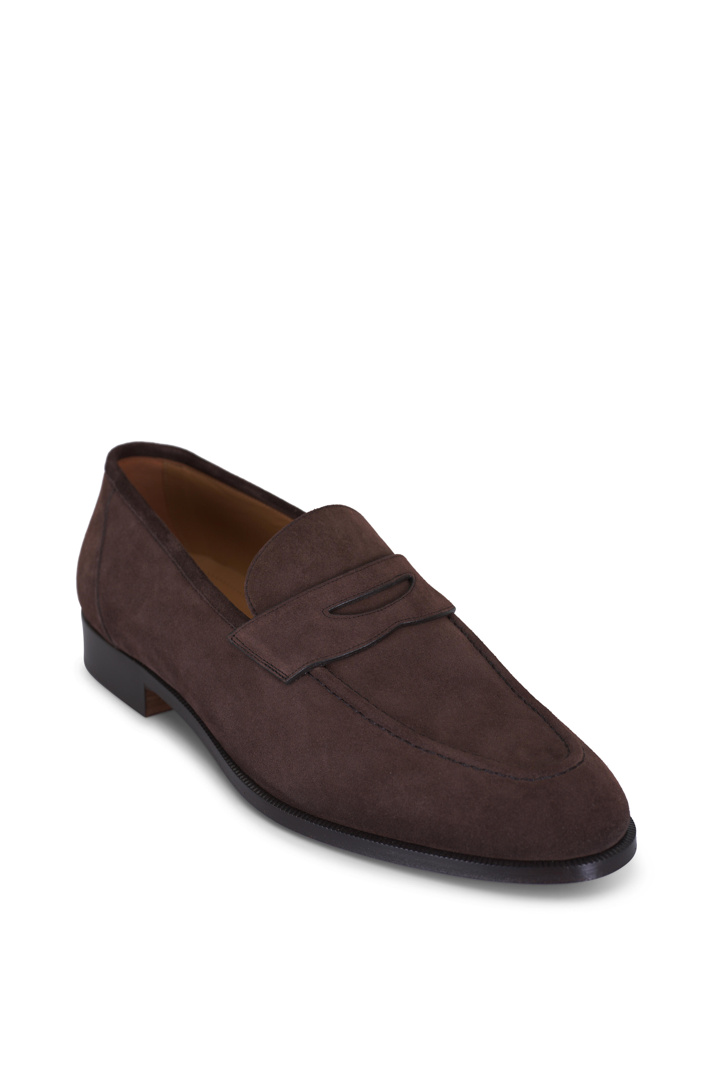 Loro Piana - Sergio Chocolate Suede Loafer - view 1