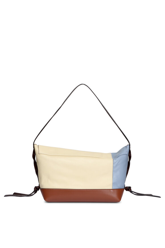 Marni Tricolor Pod Baguette Leather Top Handle Bag - view 2