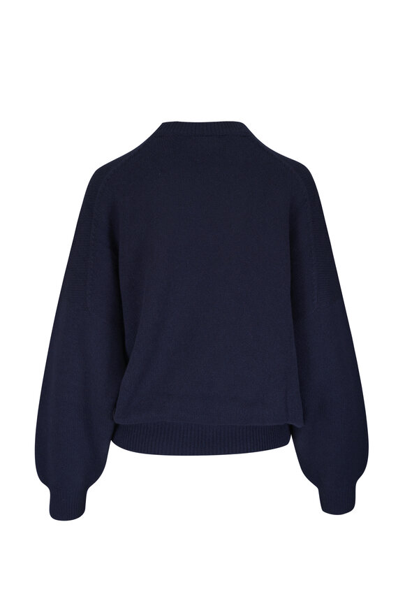 Khaite Margaux Midnight Lofty Cashmere Sweater - view 2