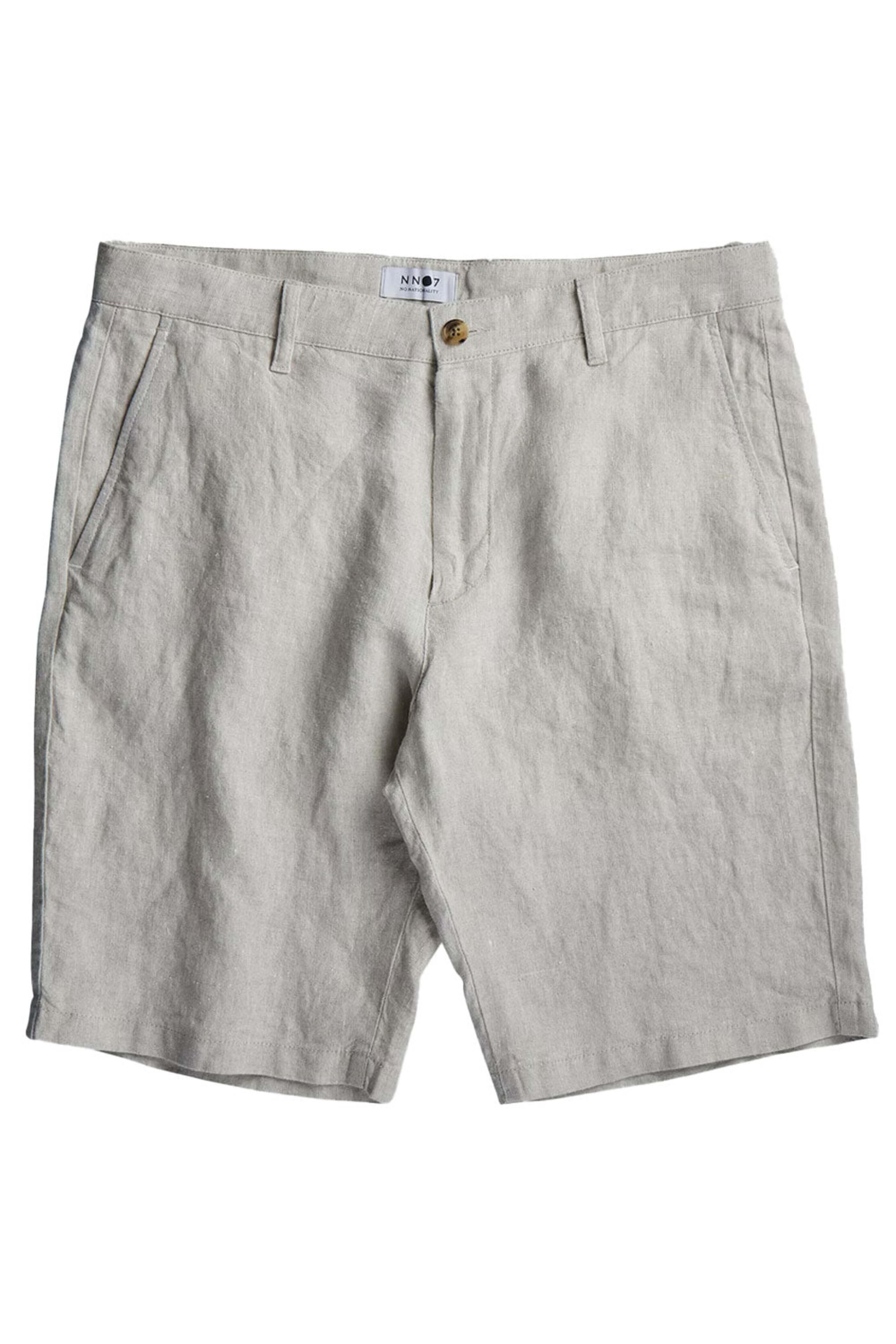 Nn07 - Crown Linen Shorts in Oat