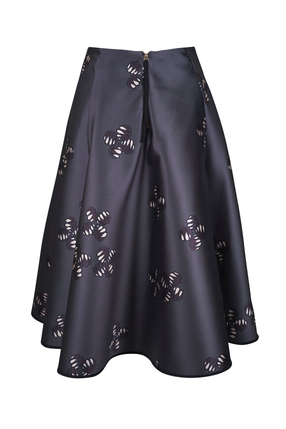 Odeeh Fancy Fans Shadow Satin Skirt - view 3