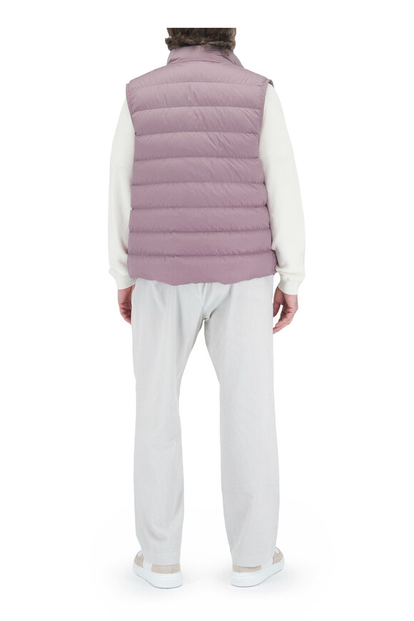 Moncler - Matte Pink Down Vest 