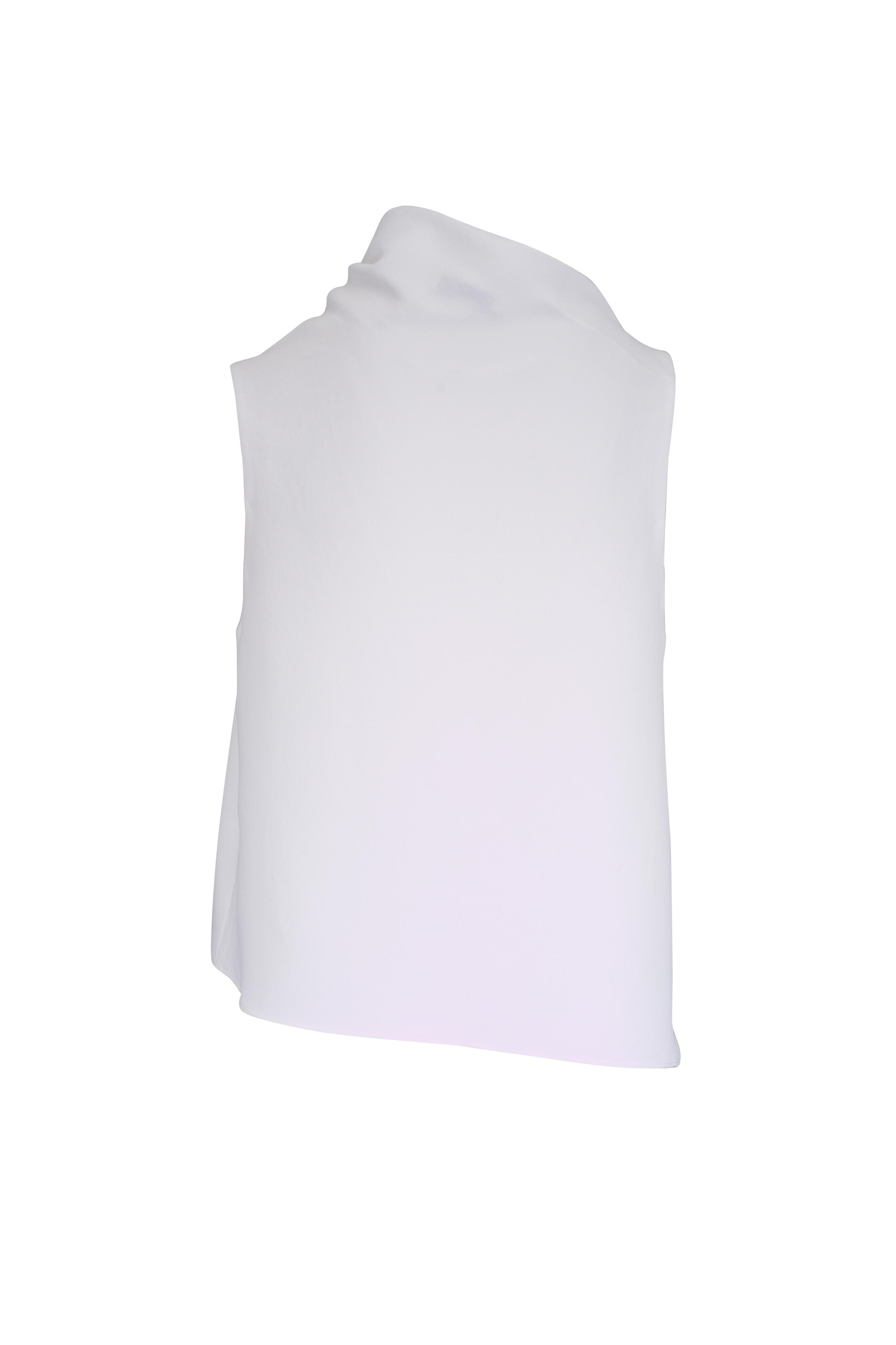 トップス OF ALL FORM 25ss 2WAY DRAPE TOPS White GRETA TOP - TS1008K – dRA
