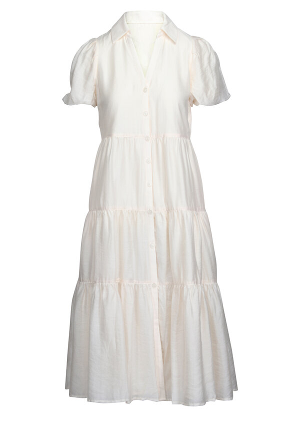 Brochu Walker Havana Voile Cream Midi Dress - view 1