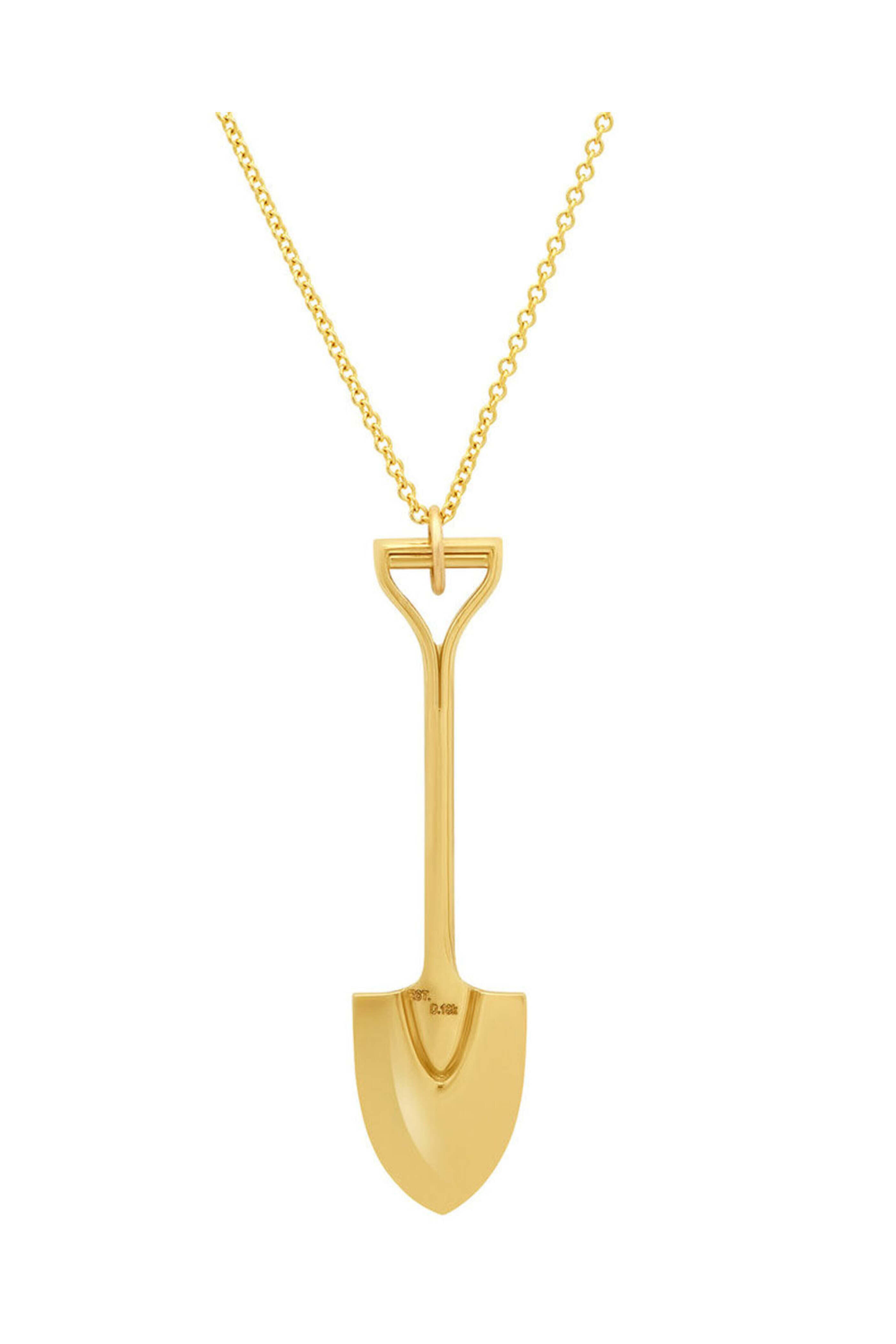Established - I Dig You Shovel Pendant Necklace