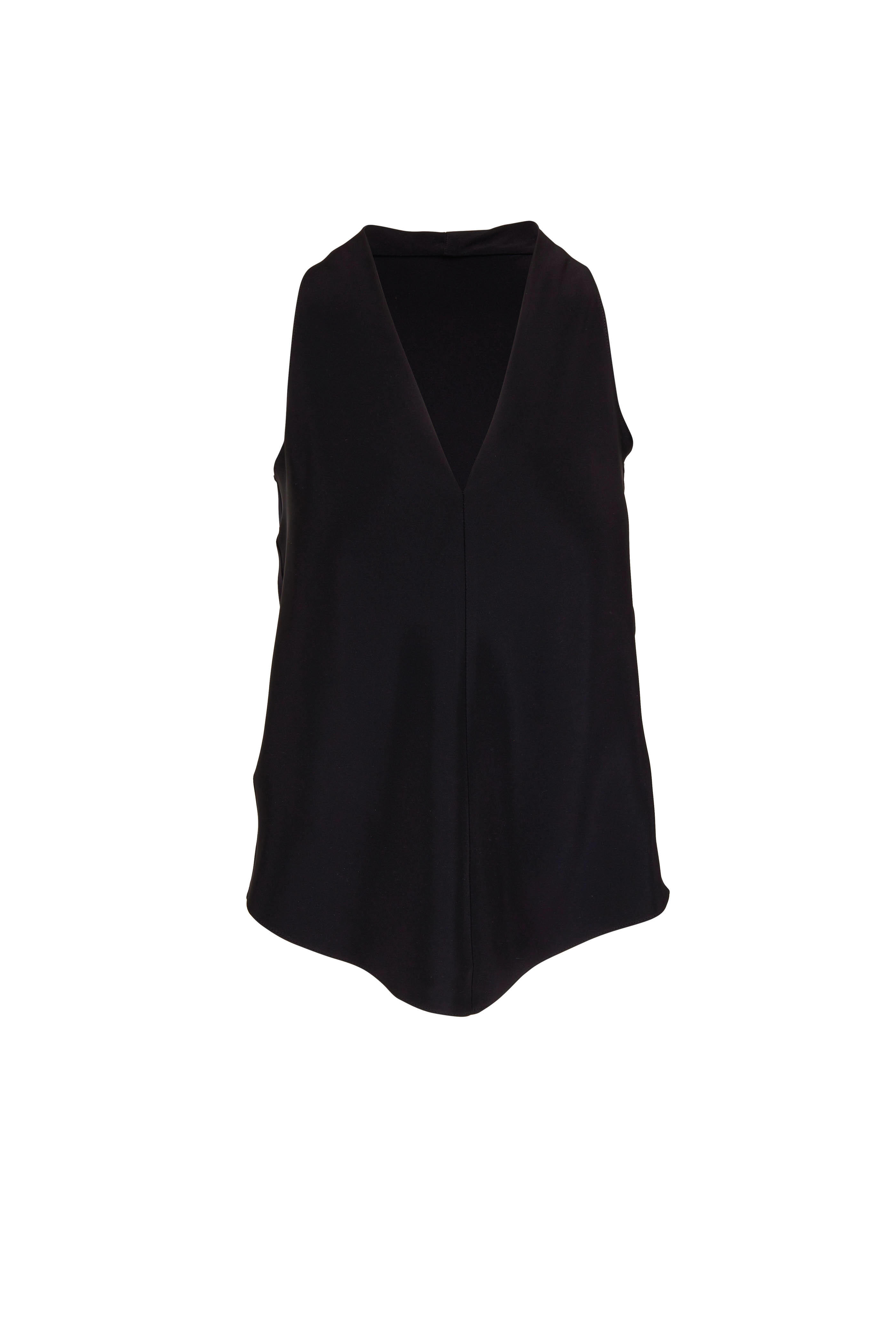 Peter Cohen - Tux Black 4-Ply Silk Tank Top | Mitchell Stores