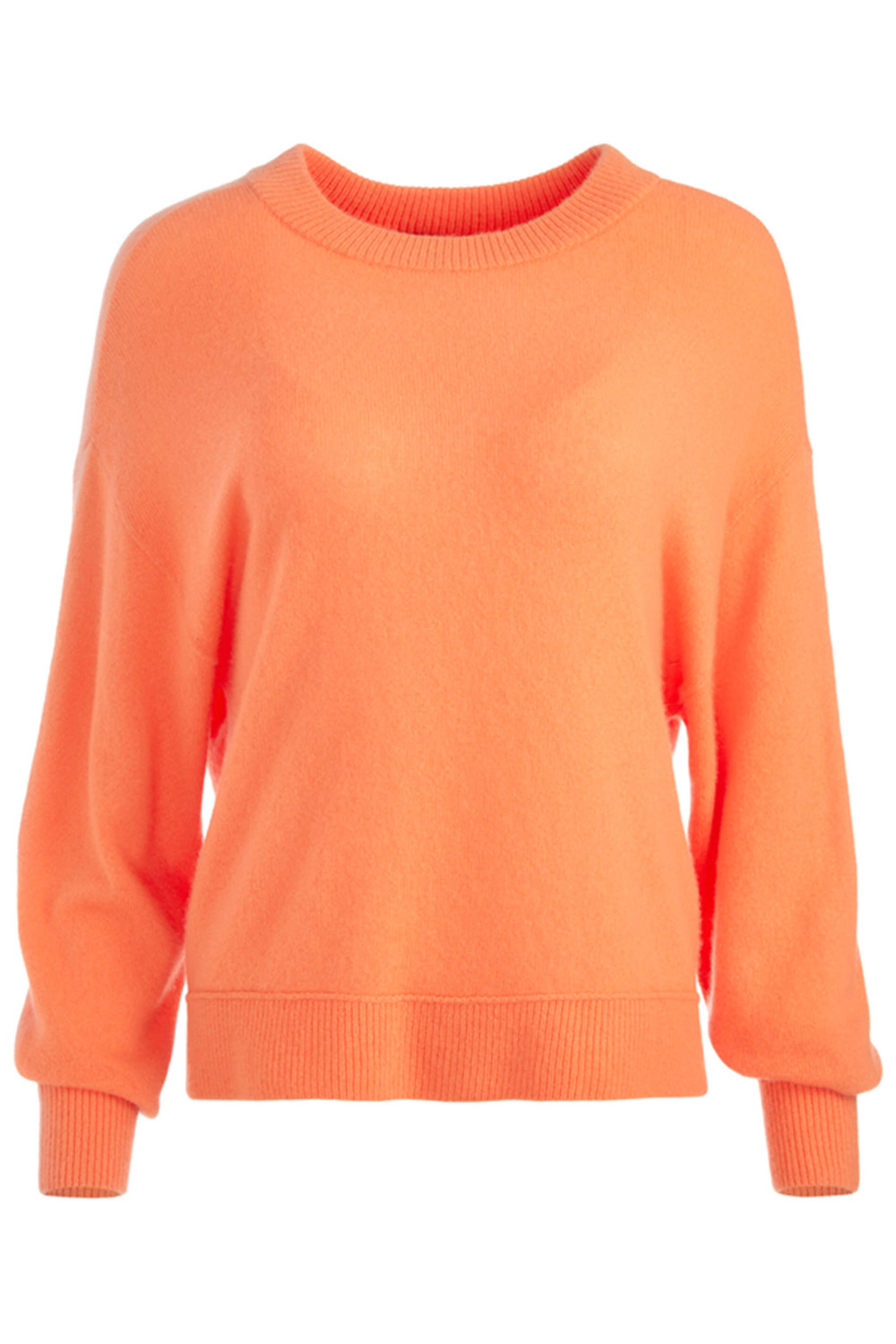 Alice & Olivia - Neon Orange Denver Sweater