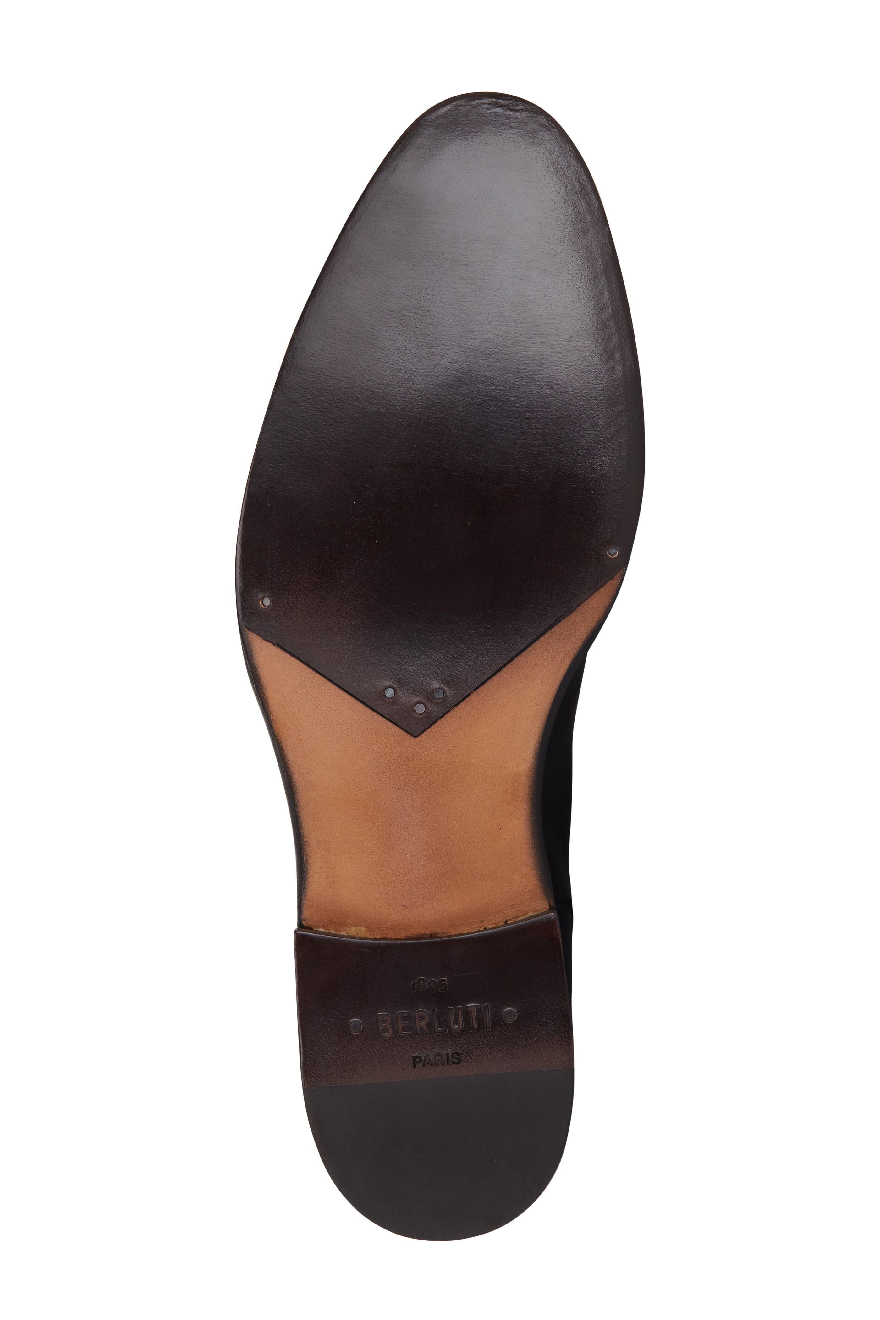 Berluti - Equilibre Nero Grigio Leather Pull-On Boot