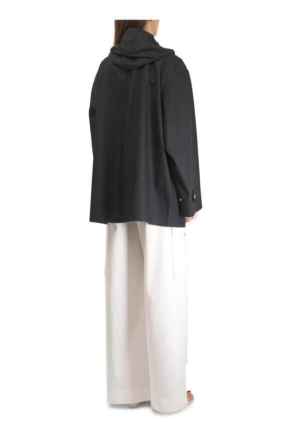 Totême Black Technical Scarf Jacket - view 4