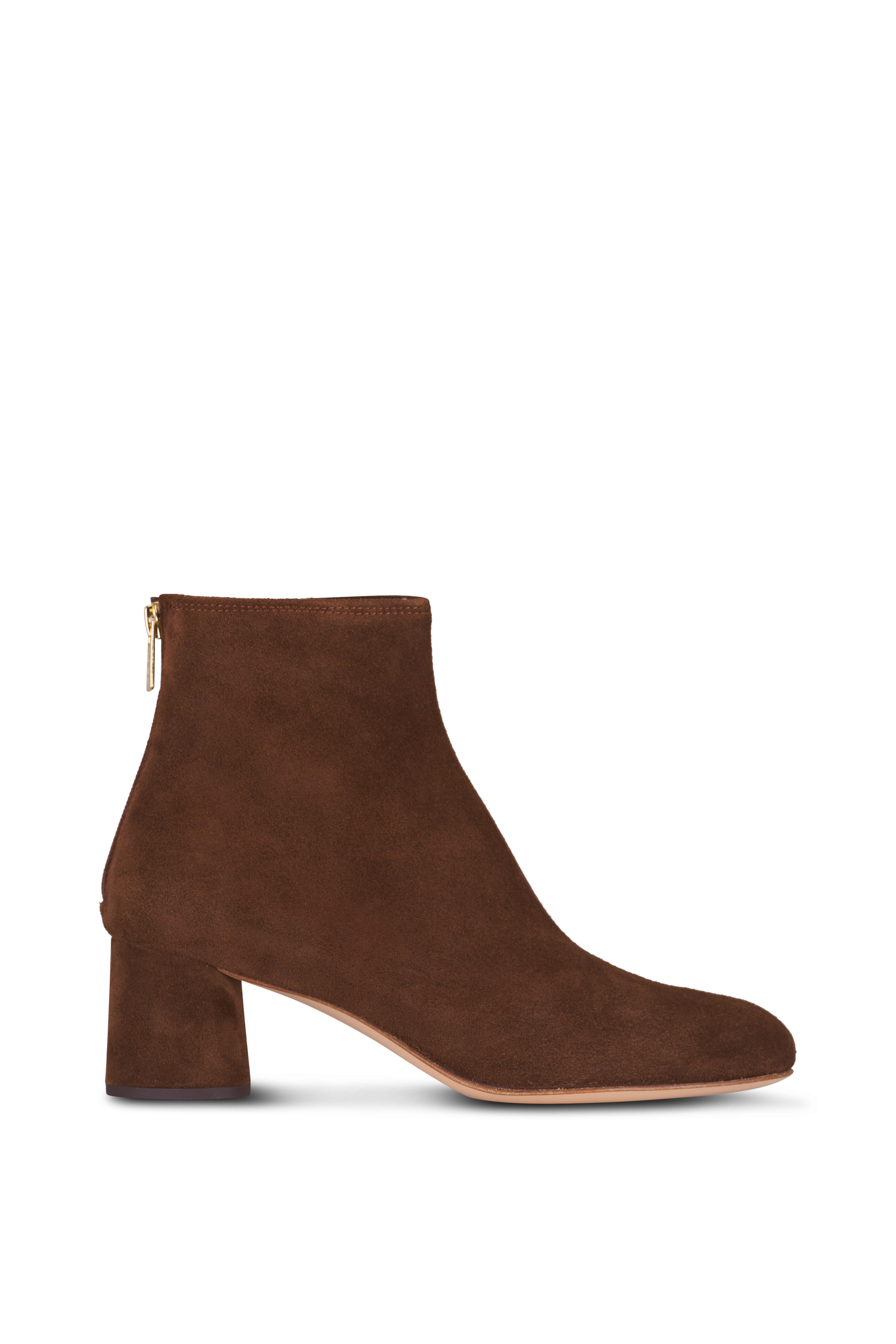 AGL - Olga Brown Suede Bootie, 55mm
