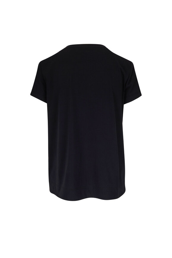 Lafayette 148 New York - The Modern Black V-Neck T-Shirt