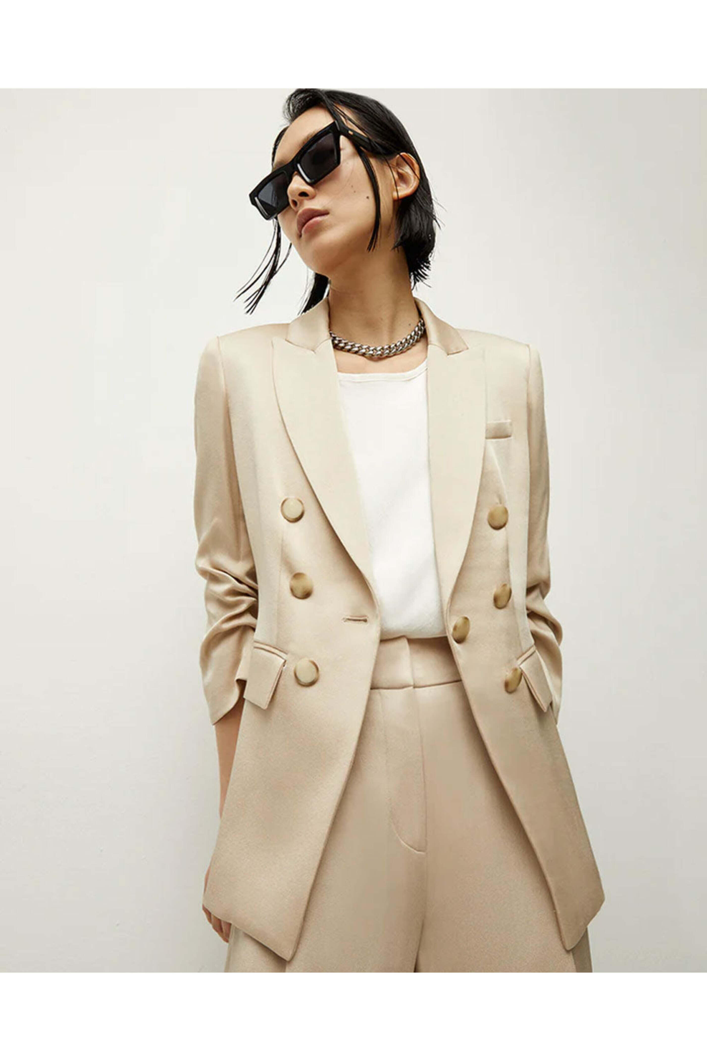 Veronica Beard - Tomi Satin Dickey Jacket