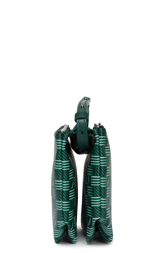 Moreau Paris Antoine Green Double Pouch Crossbody - view 3