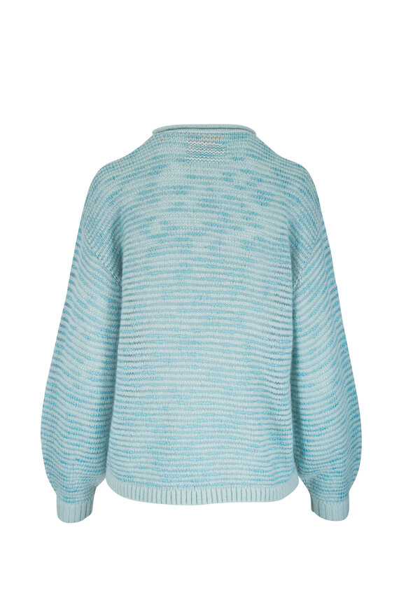 Guest in Residence Sage Knit Stripe Sweater - view 2
