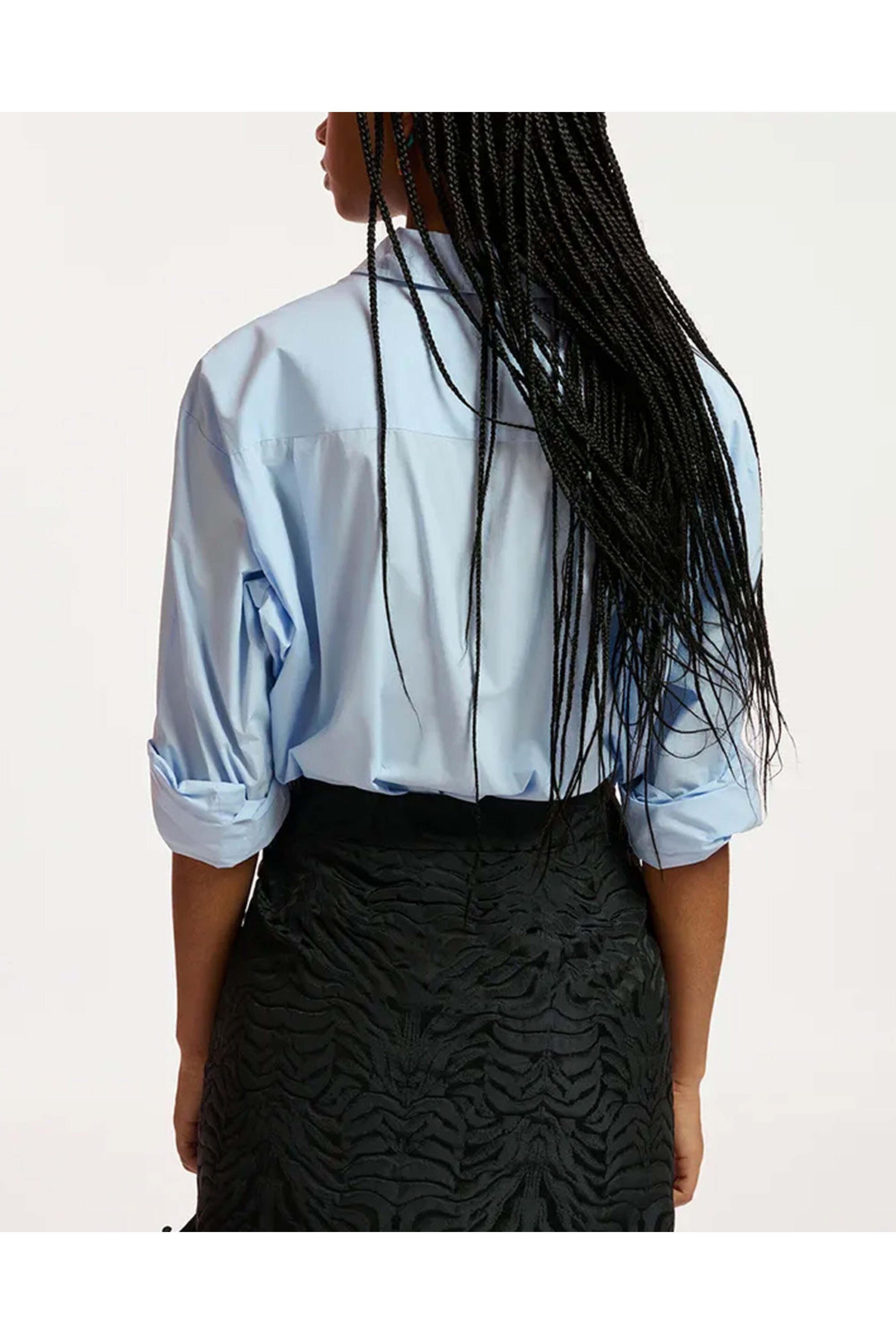 Essentiel Antwerp - Blue Regatta Esika Embroidered Shirt