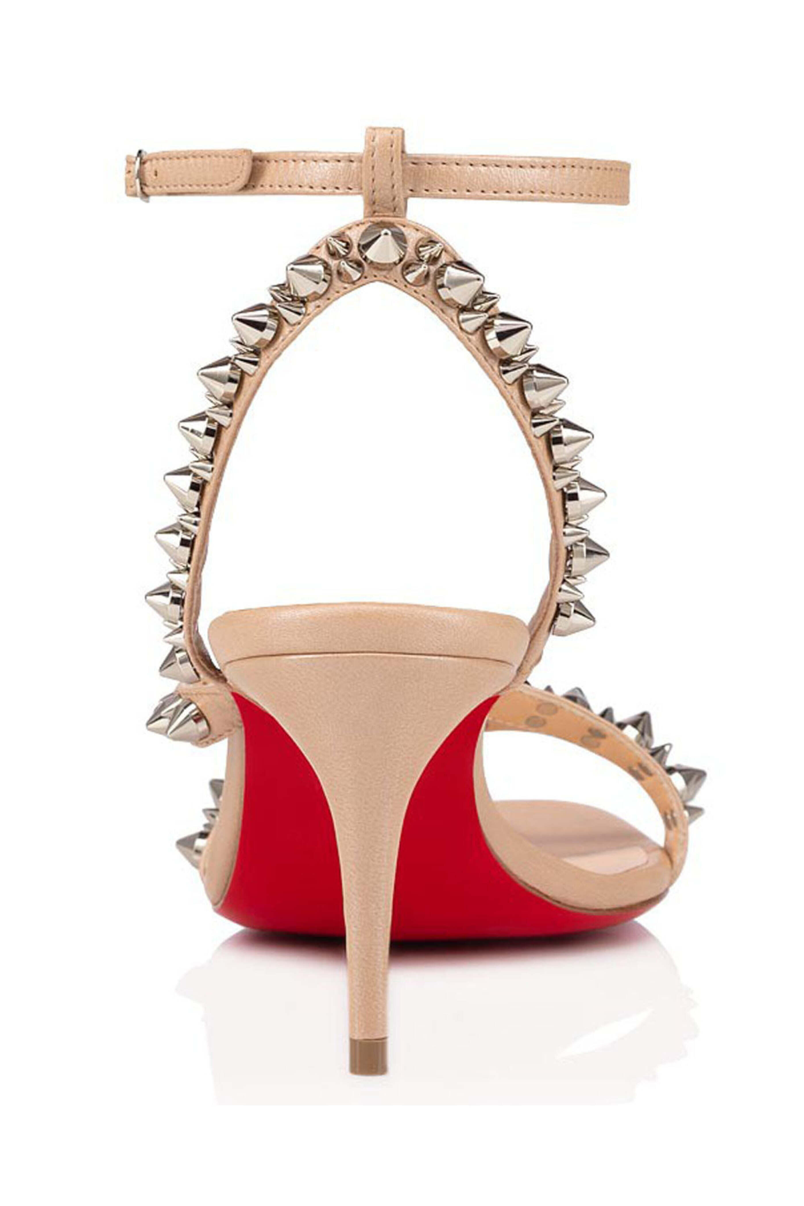 Christian Louboutin - Mafaldina Spikes Sandal in Nougat
