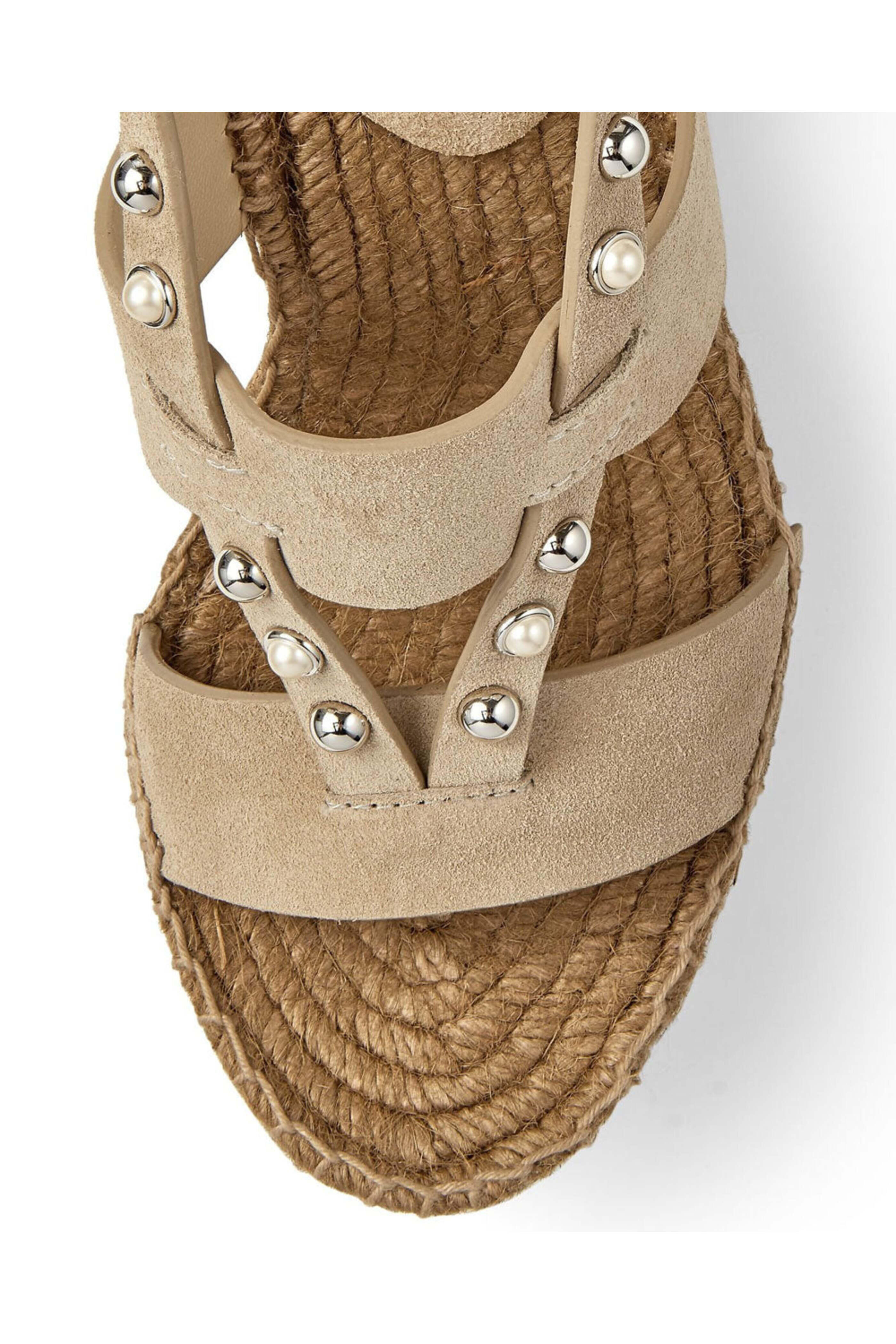 Jimmy Choo - Danica Espadrille Wedge in Sand Dune