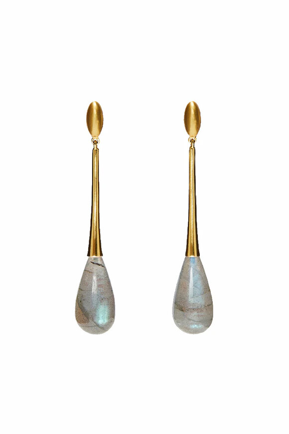 Van Gelder Labradorite Pendant Drop Earrings - view 1