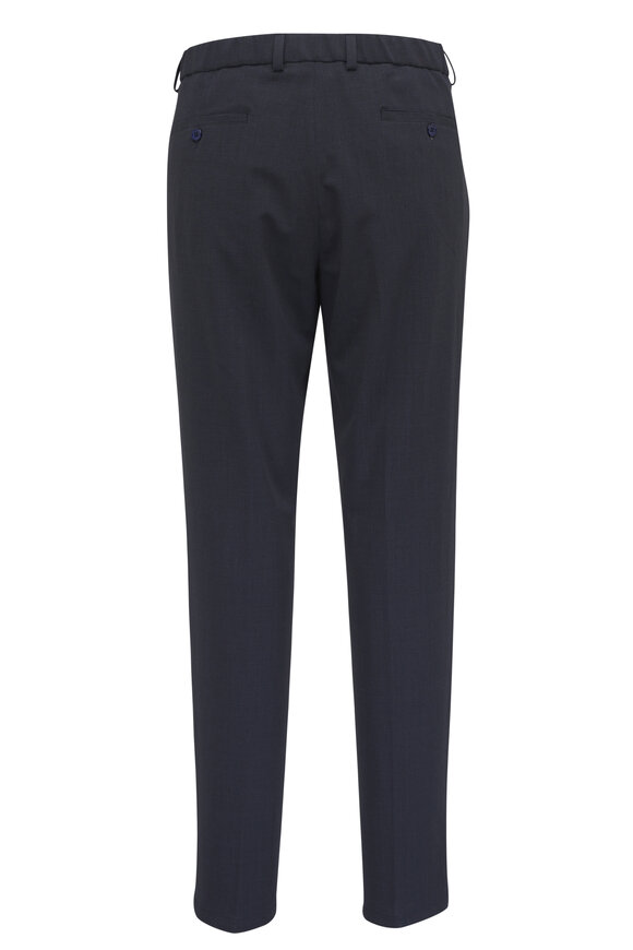 Marco Pescarolo Petrol Stretch Wool Dress Pant - view 2