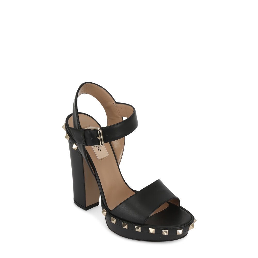 Valentino Garavani ミディアムハンドバッグ ブラック FW24/25 ヴァレンティノ ガラヴァーニ オールタイム グレインカーフ