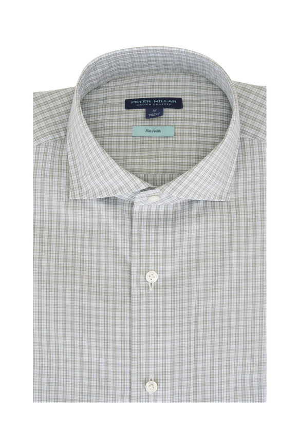 Peter Millar Dante Light Willow Cotton Sport Shirt - view 1