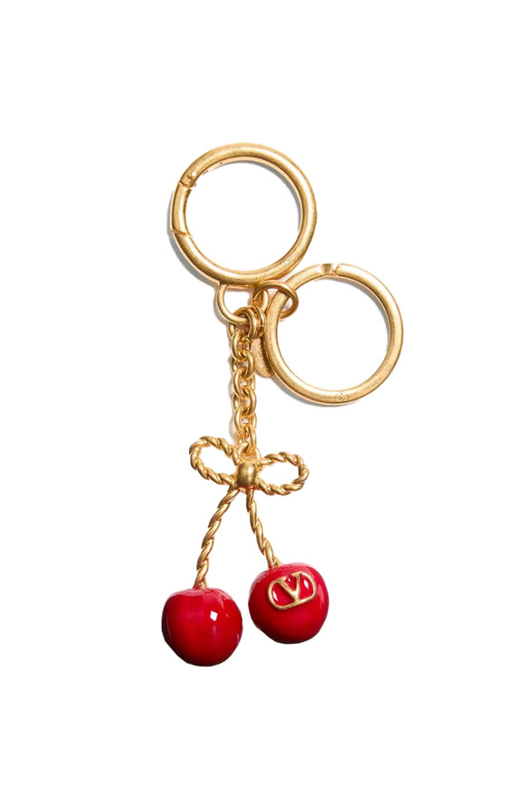 ★BOTTEGA VENETA★ Intrecciato Keyring Brown Gold 651820V0HW Intrecciato leather key ring | Luisa World