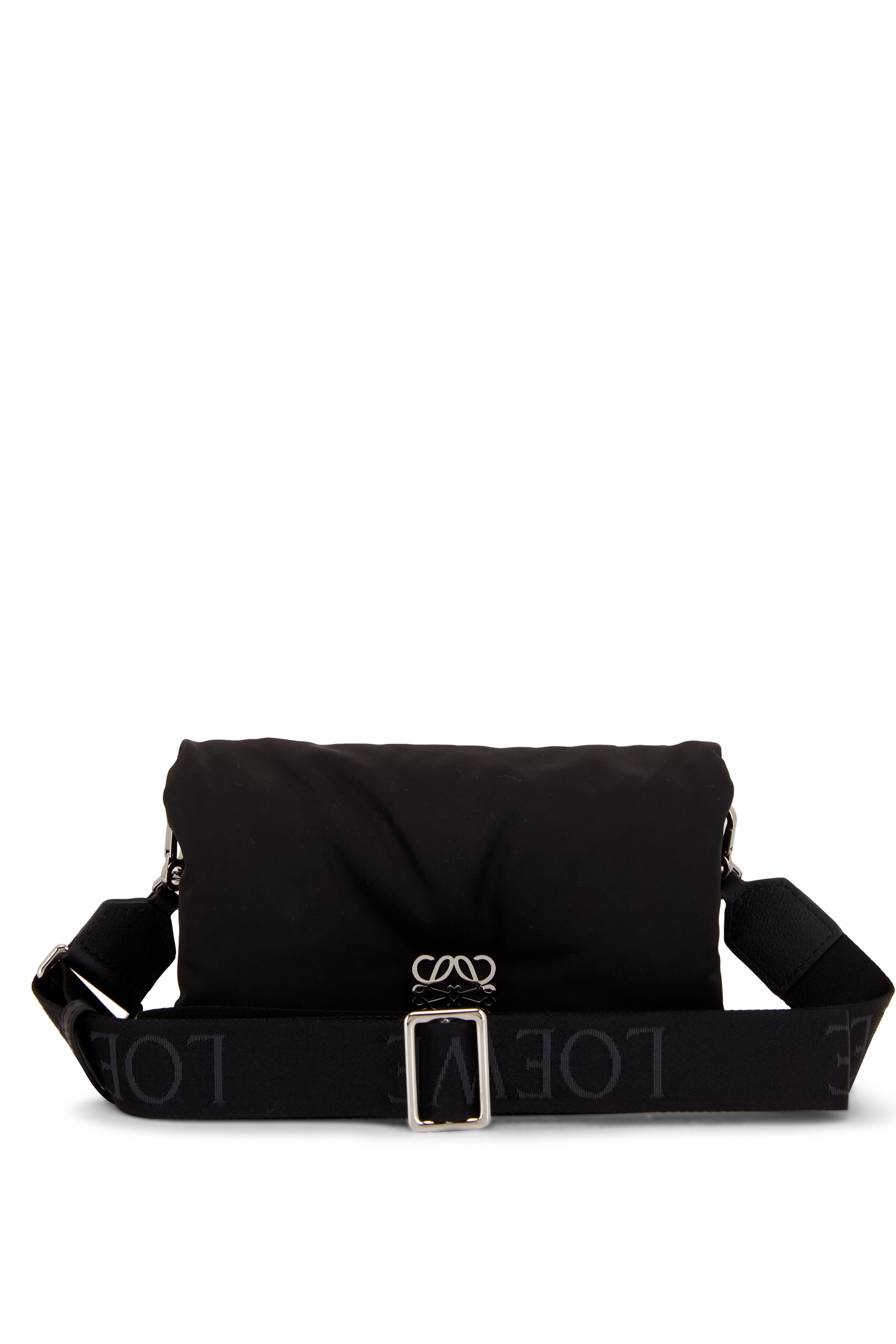 Loewe Goya Puffer Nylon Mini Bag in Black