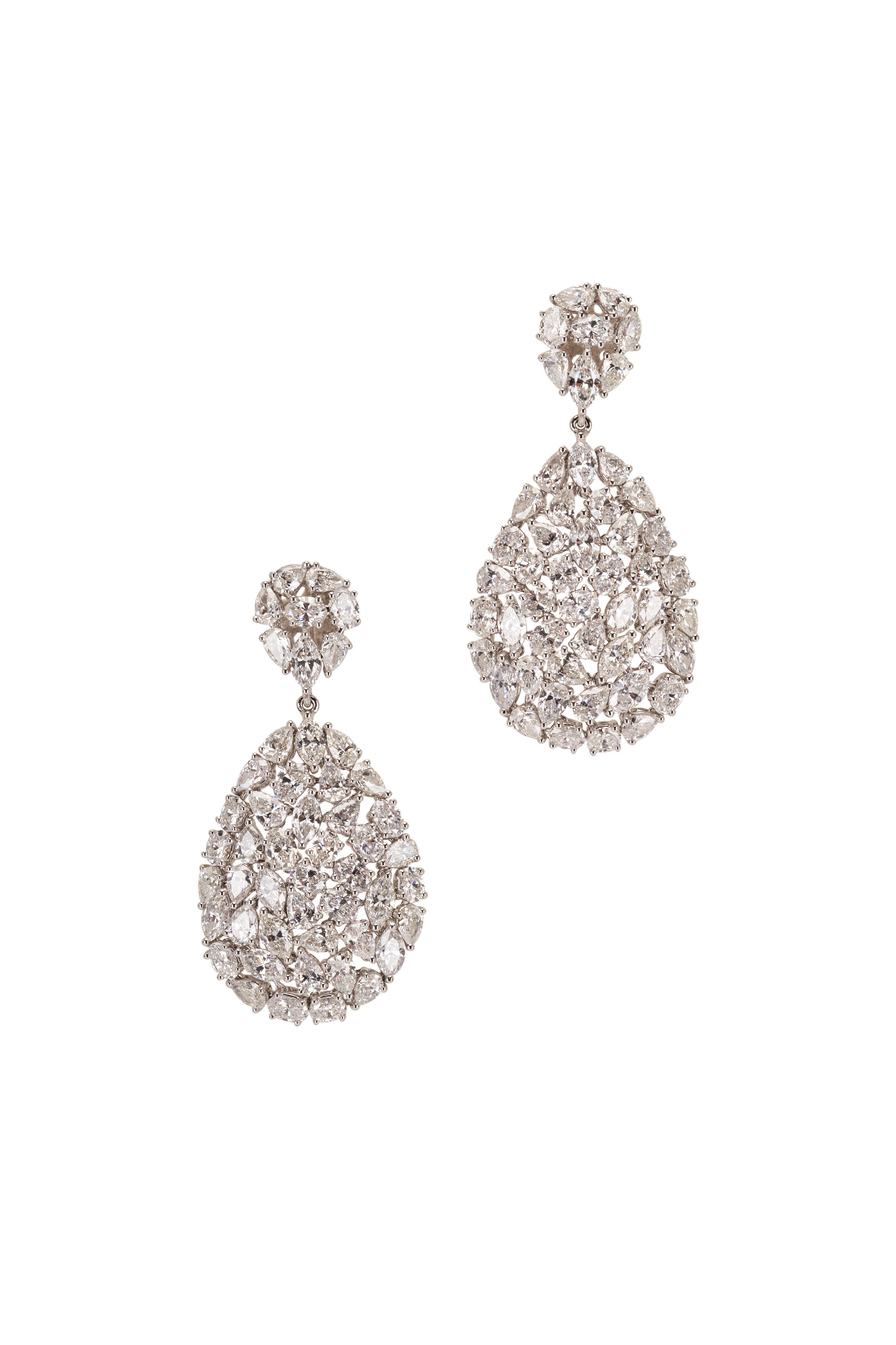 Etho Maria - White Diamond Drop Earrings | Mitchell Stores