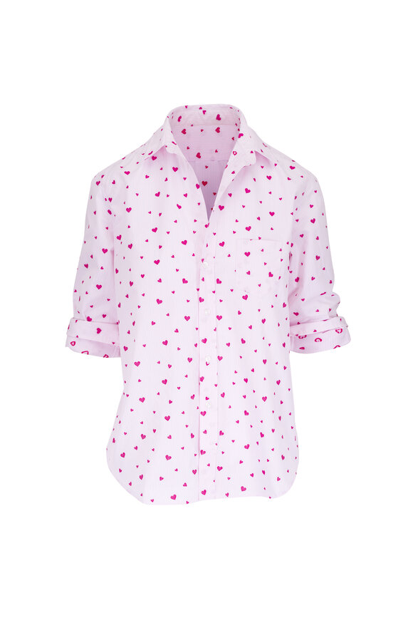 Frank & Eileen Eileen Pink Heart Relaxed Button-Up Shirt - view 1