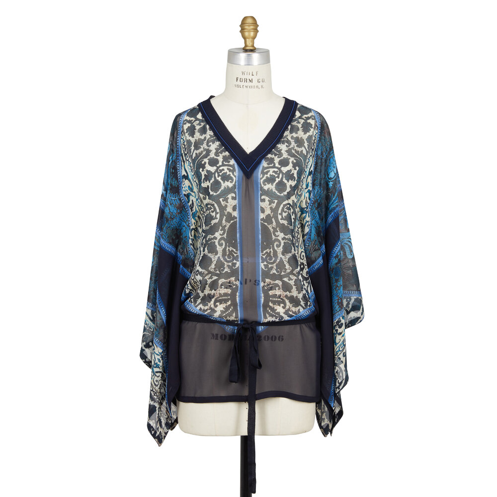 カットソー(長袖/七分) roberto cavalli CLASS roberto cavalli(クラスロベルトカヴァリ) 七分袖カットソー
