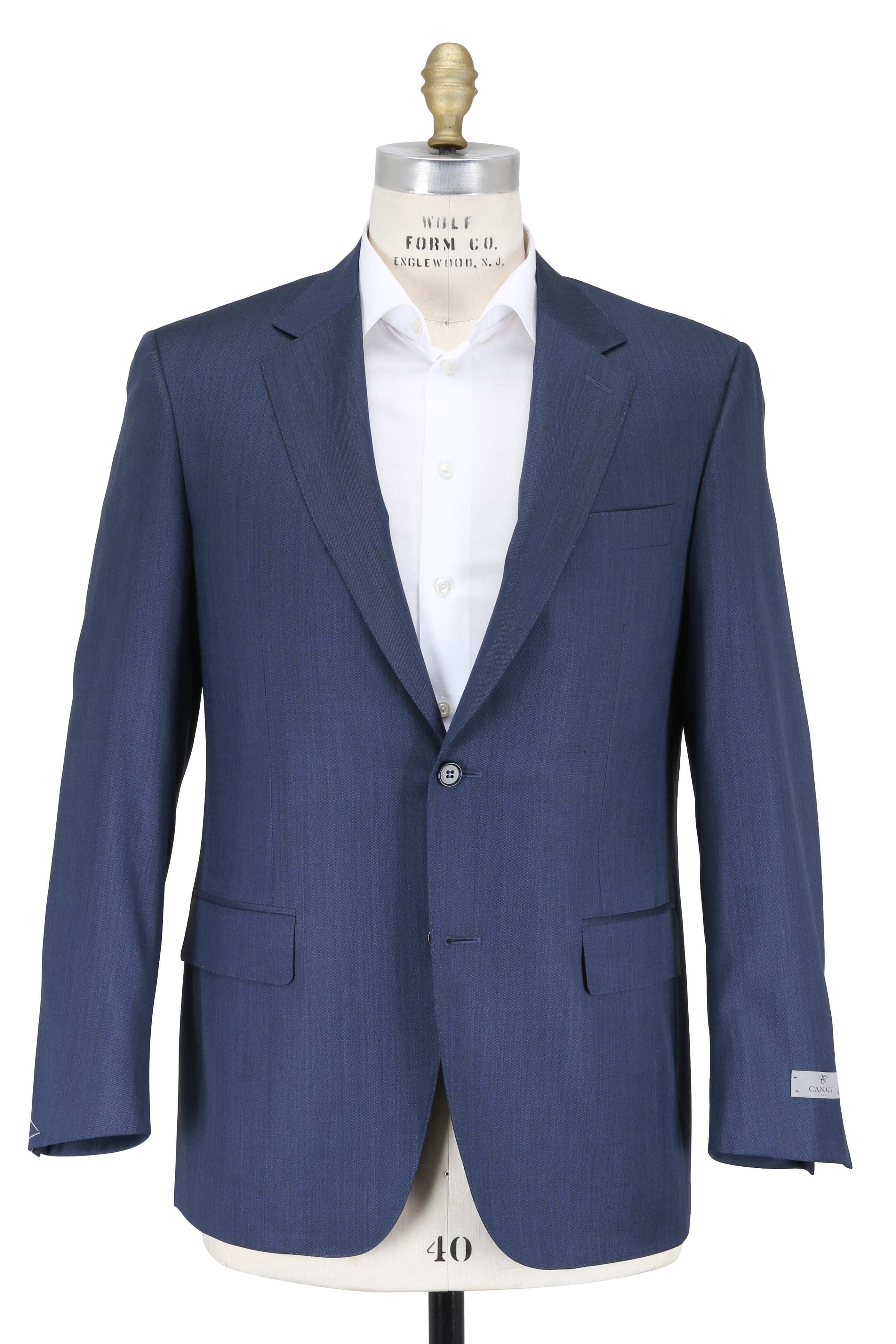 Canali - Blue Wool Suit