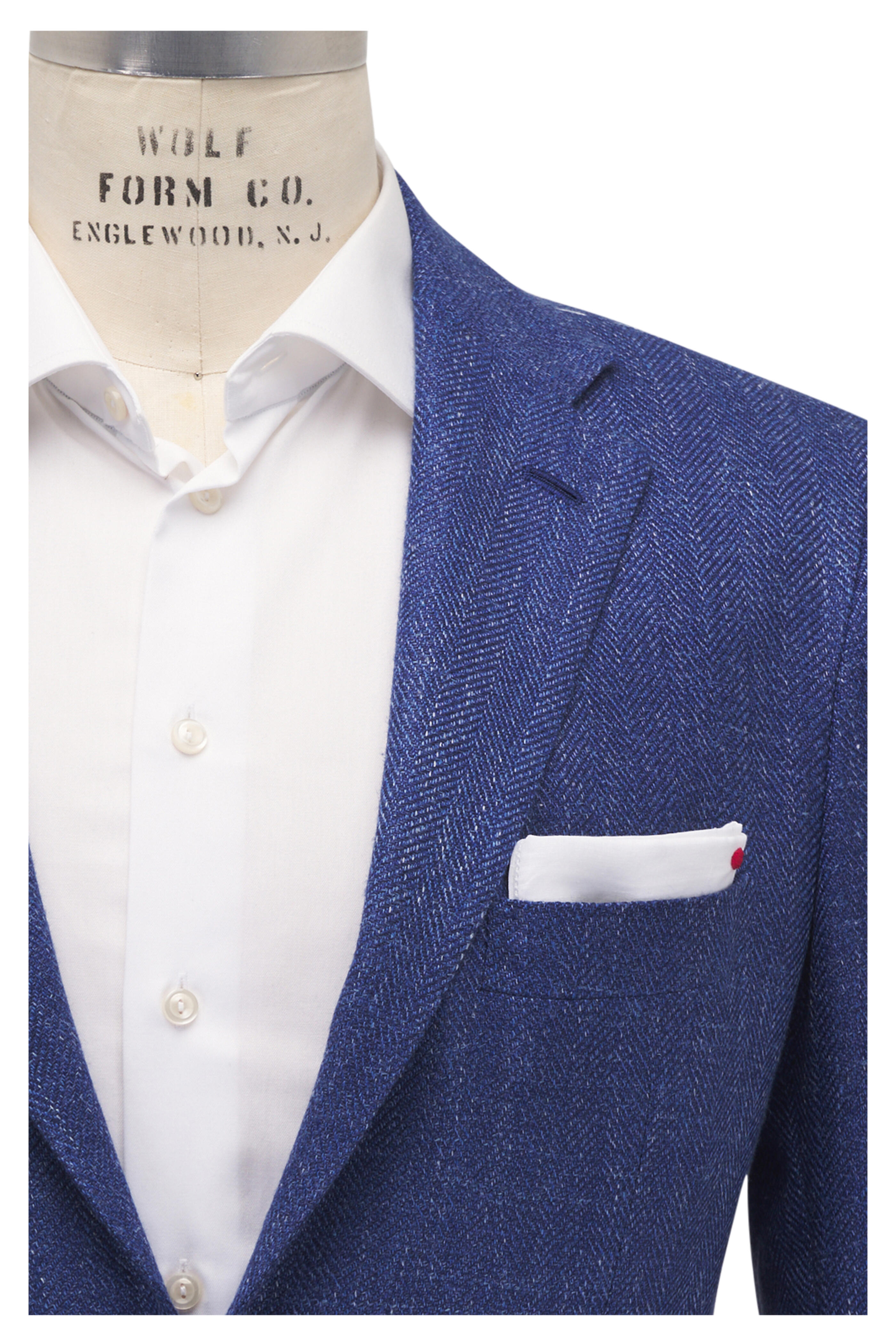 Kiton - Navy Blue Wool, Cashmere, Silk & Linen Sportcoat