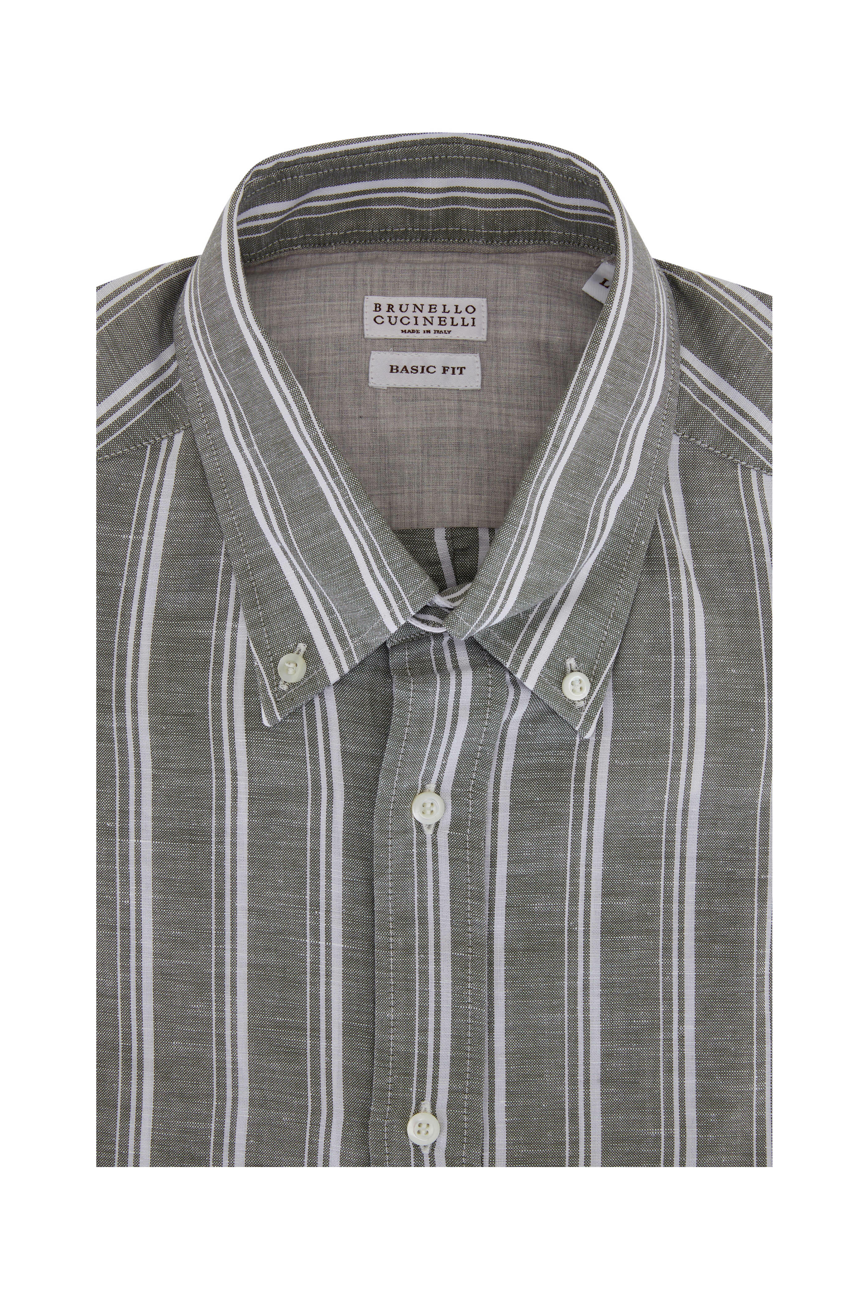 Tシャツ・カットソー BRUNELLO CUCINELLI SS25 Check shirt (MM633RH706 C200) Brunello Cucinelli - Black Silk & Cotton Stretch T-Shirt