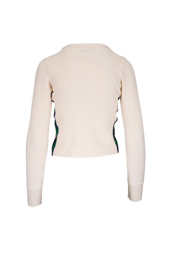 Mother - The Itty Bitty Crew Cream Crop Sweater